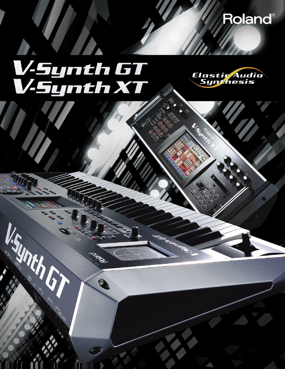 Roland V Synth Gt Brochure Specs Pdf Download Manualslib