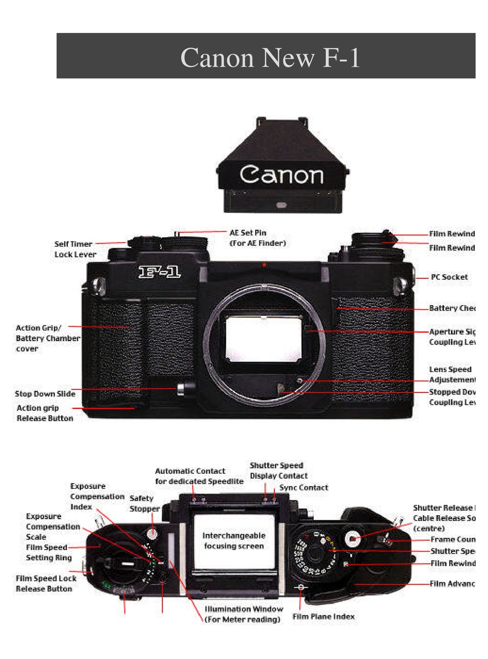 Data Back Fn - Canon F1-N Brochure & Specs [Page 79] | ManualsLib