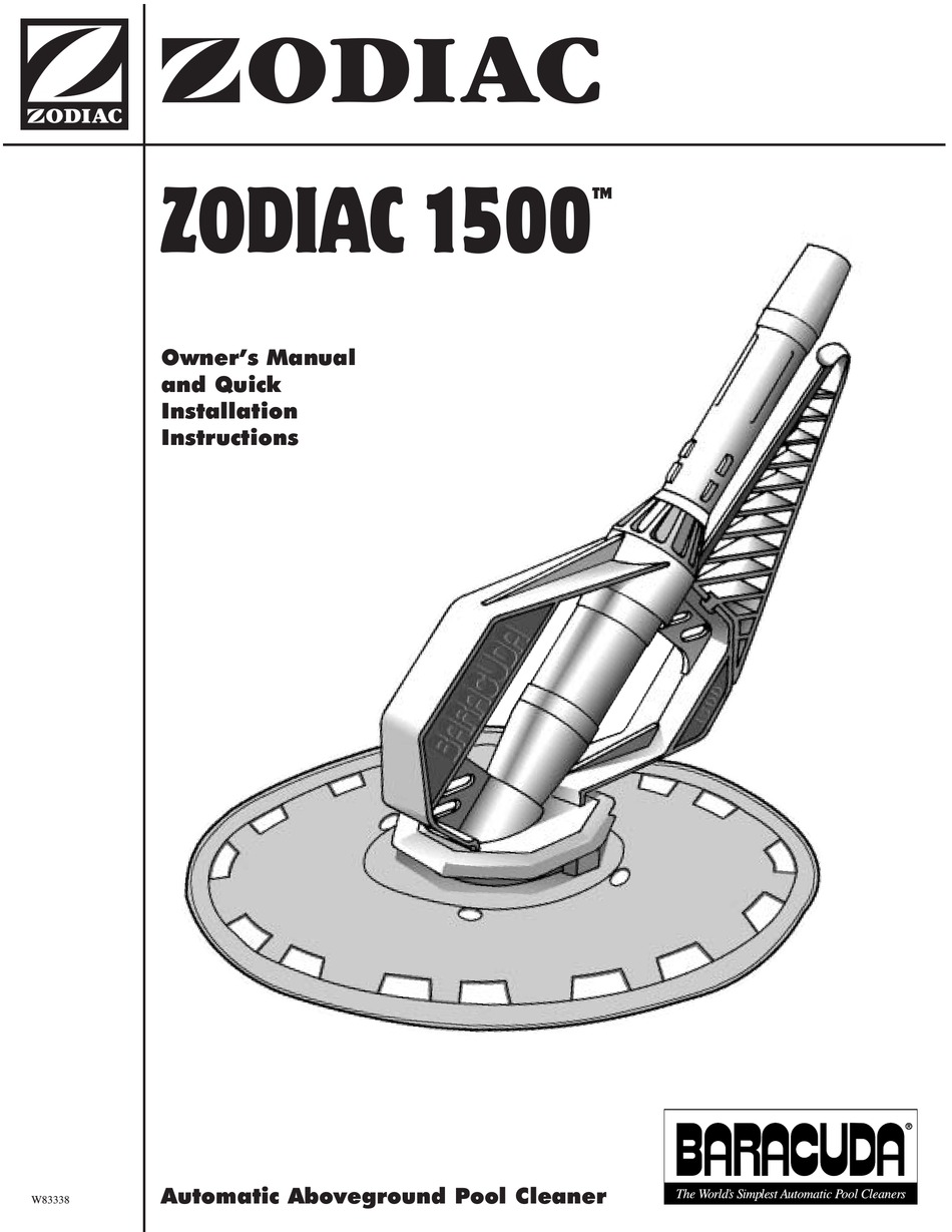 zodiac 1500 automatic pool cleaner