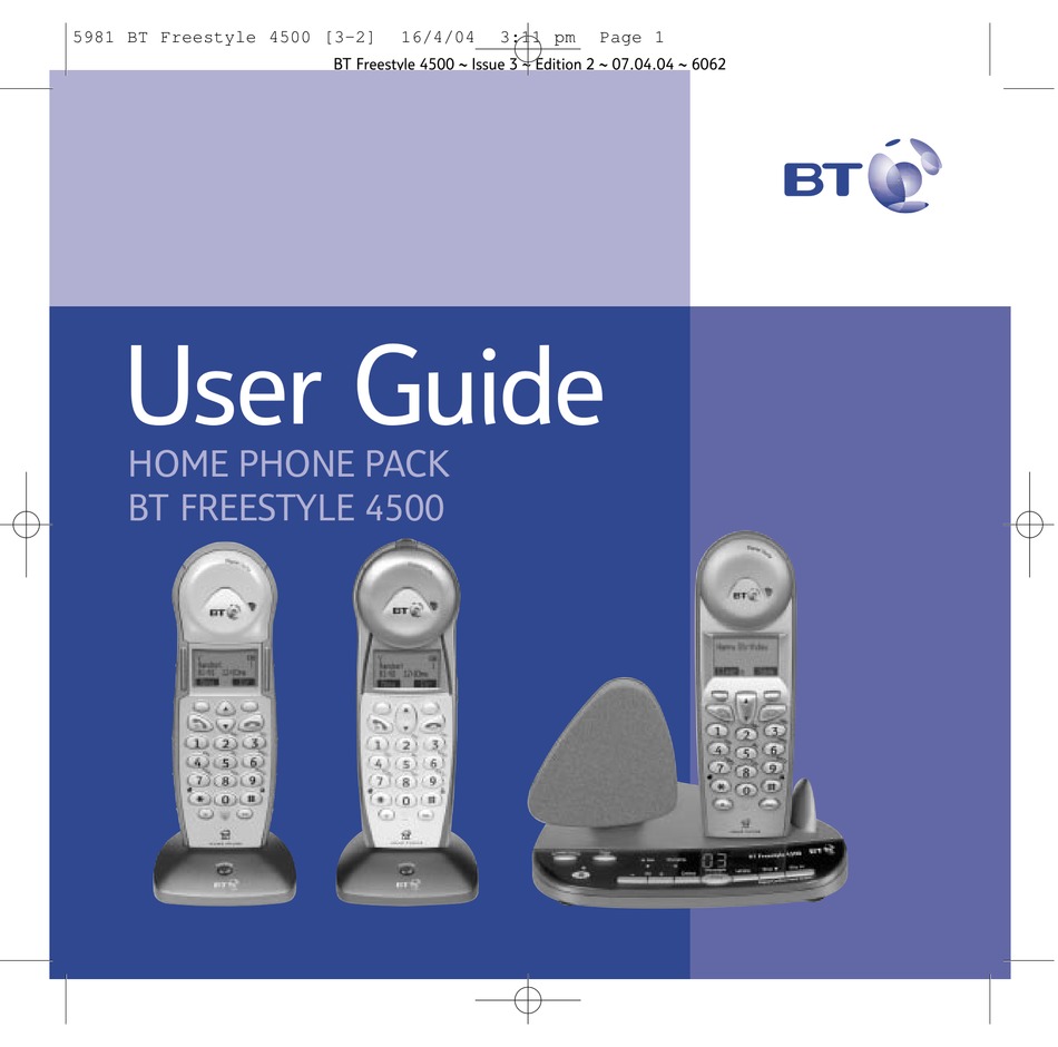 BT FREESTYLE 4500 USER MANUAL Pdf Download ManualsLib