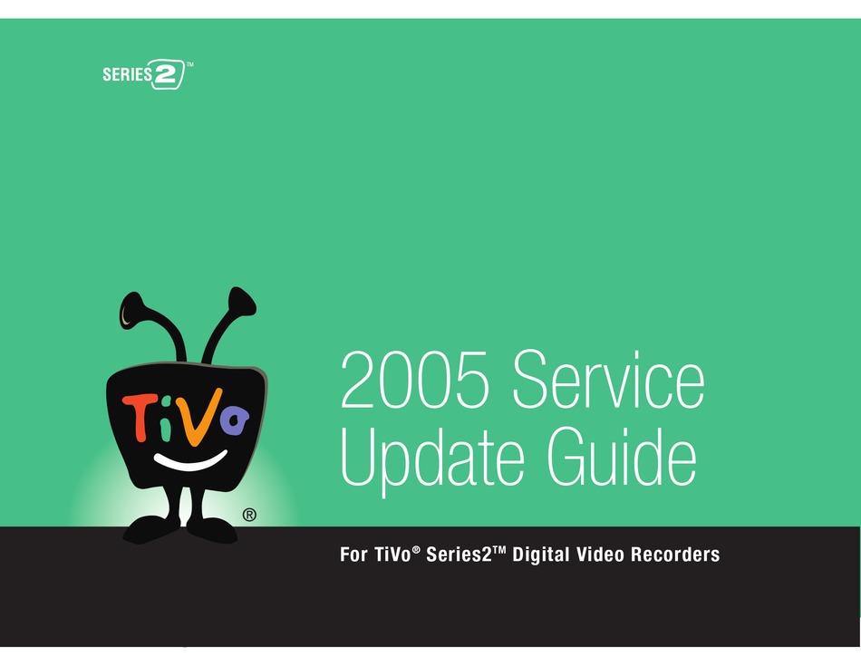 TIVO DVR SERVICE UPDATE MANUAL Pdf Download ManualsLib