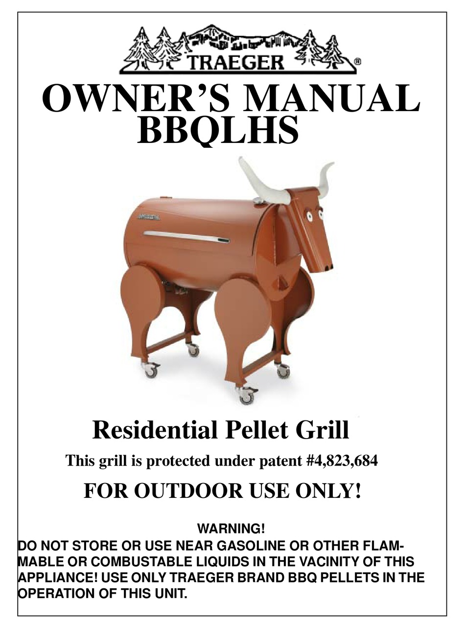 TRAEGER BBQLHS OWNER'S MANUAL Pdf Download | ManualsLib