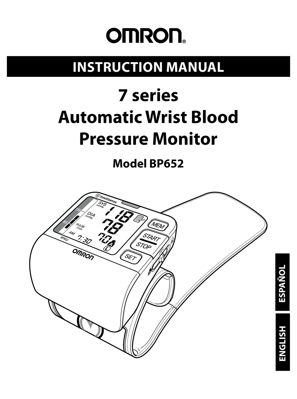 omron bp652 set time