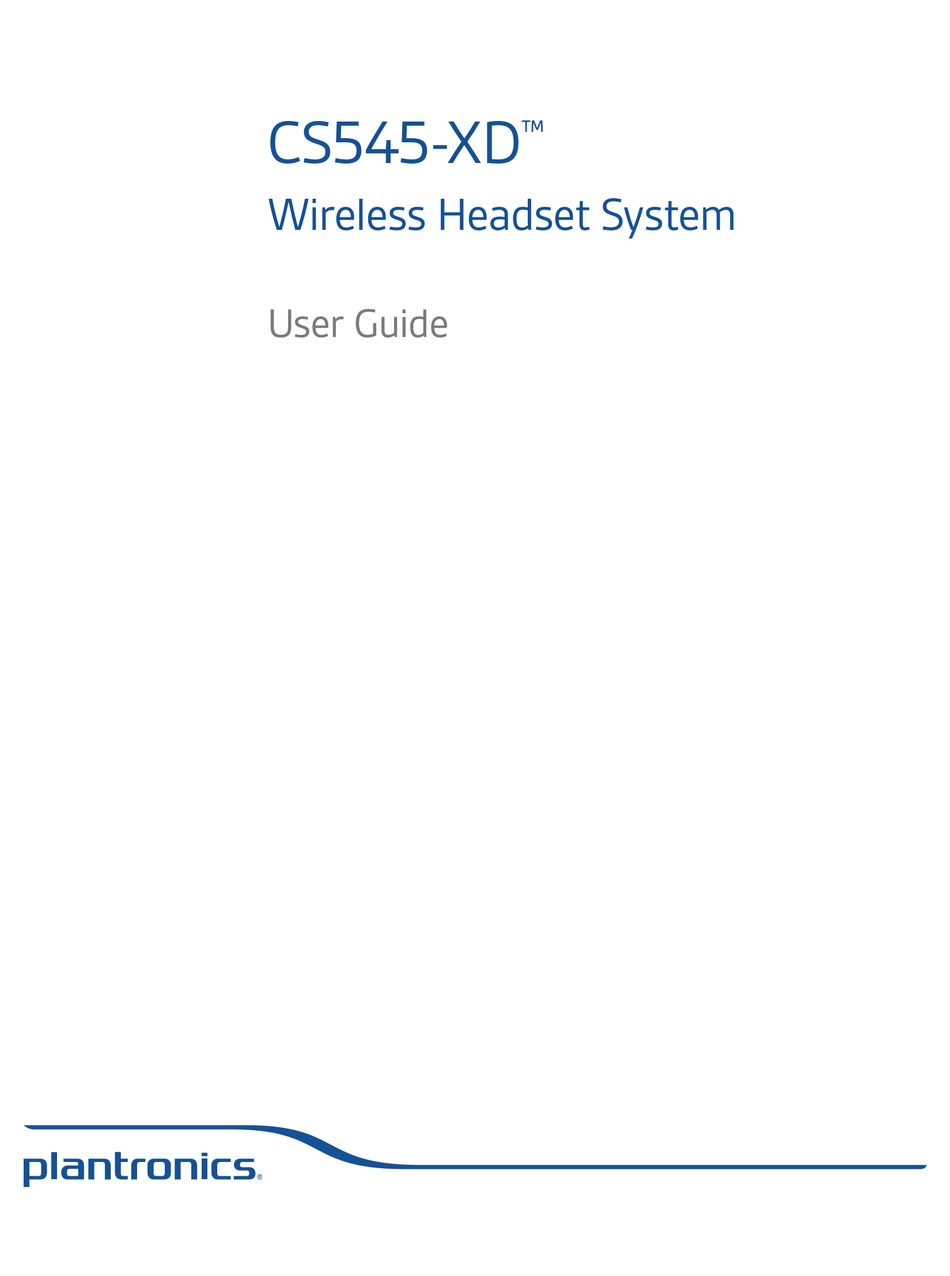 Plantronics cs545 hot sale