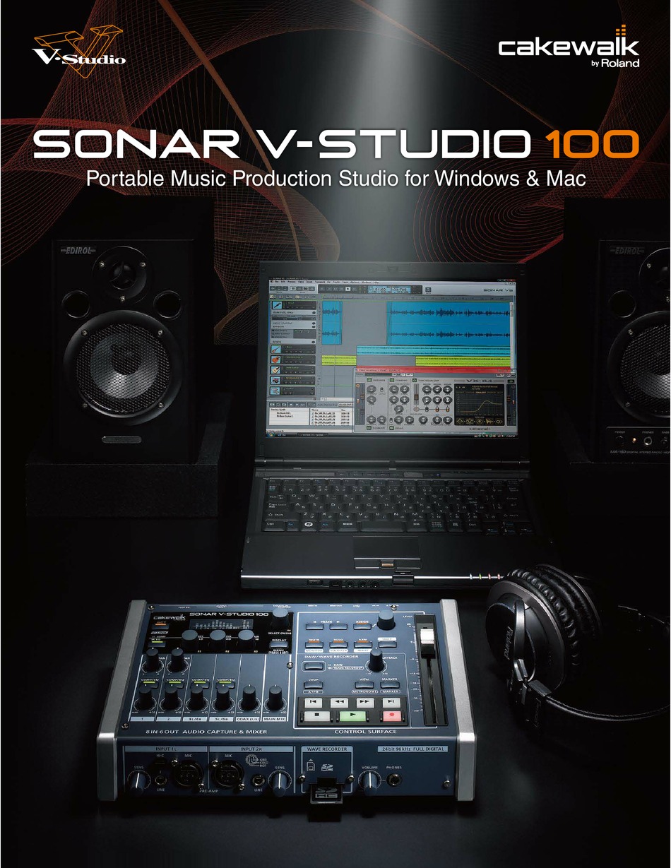 ROLAND SONAR V-STUDIO 100 BROCHURE & SPECS Pdf Download | ManualsLib