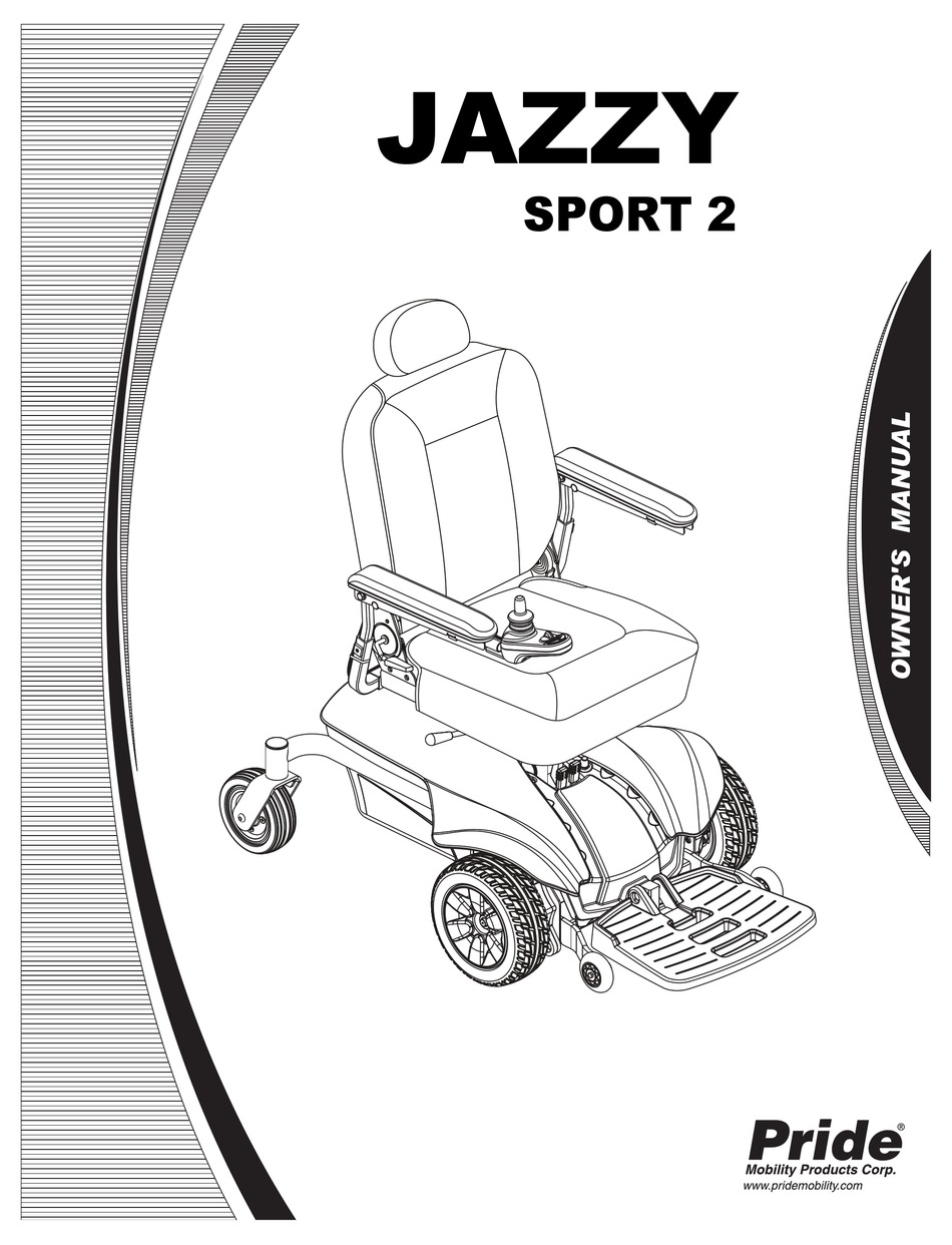 PRIDE MOBILITY JAZZY SPORT 2 OWNER'S MANUAL Pdf Download ManualsLib