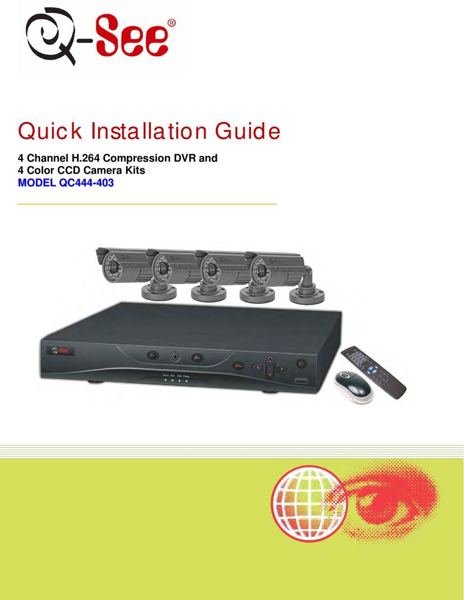 QSEE QC444403 QUICK INSTALLATION MANUAL Pdf Download ManualsLib