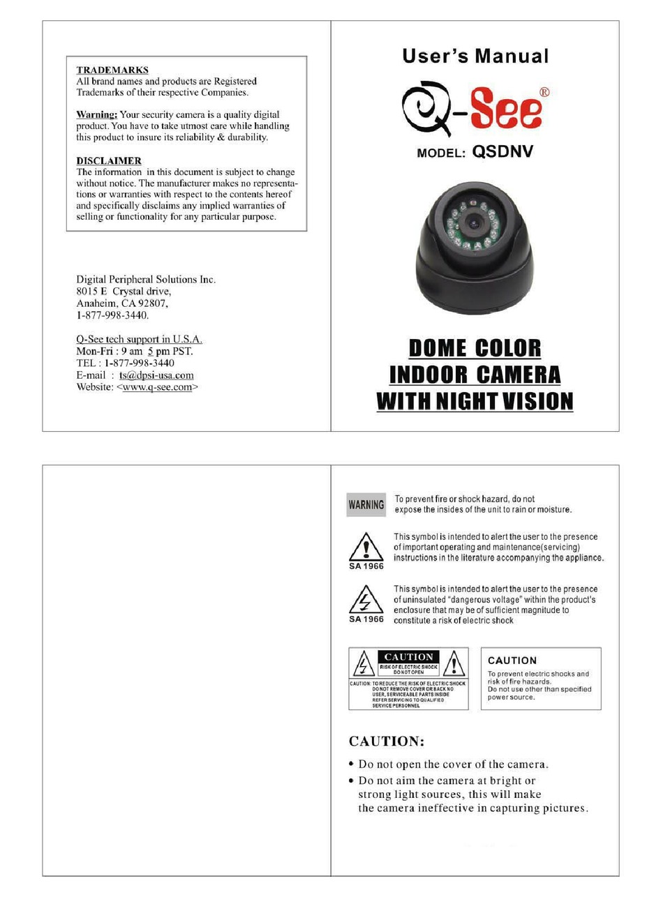 QSEE QSDNV USER MANUAL Pdf Download ManualsLib