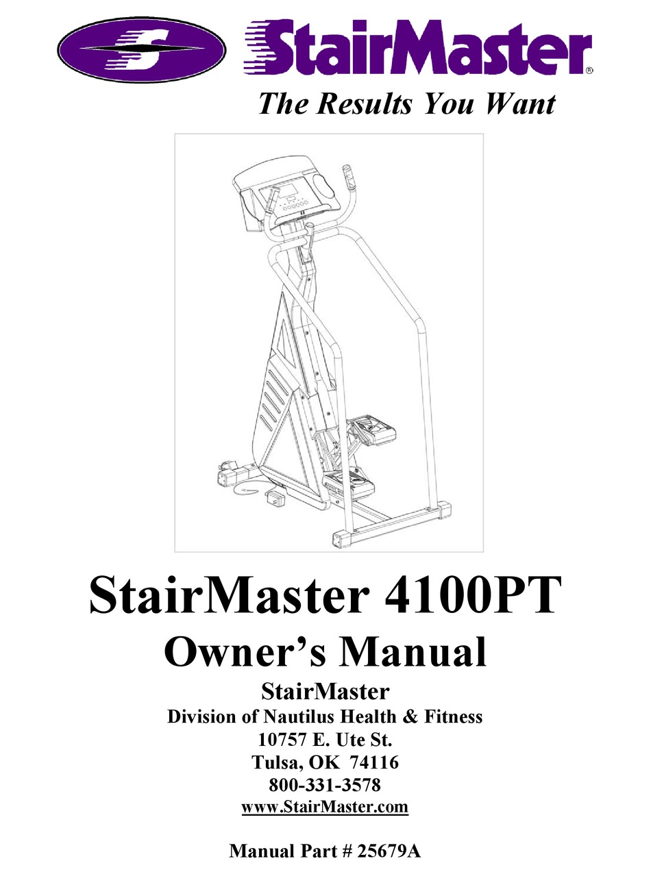 Stairmaster hiit best sale rower manual