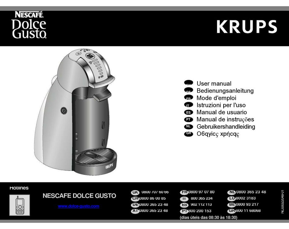 User manual and frequently asked questions Nescafé Dolce Gusto Circolo  KP500650