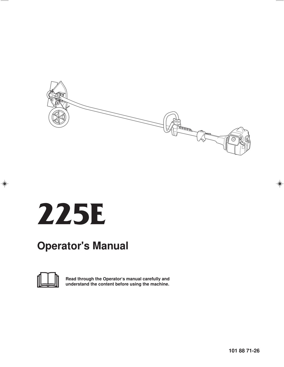 HUSQVARNA 225E OPERATOR'S MANUAL Pdf Download | ManualsLib