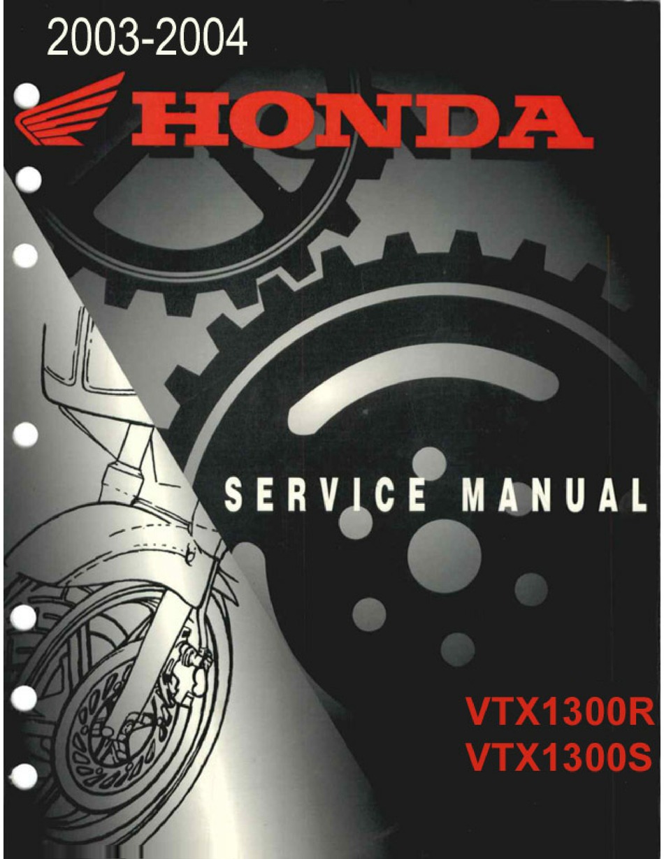 HONDA VTX1300S FACTORY SERVICE MANUAL 2002-2003 