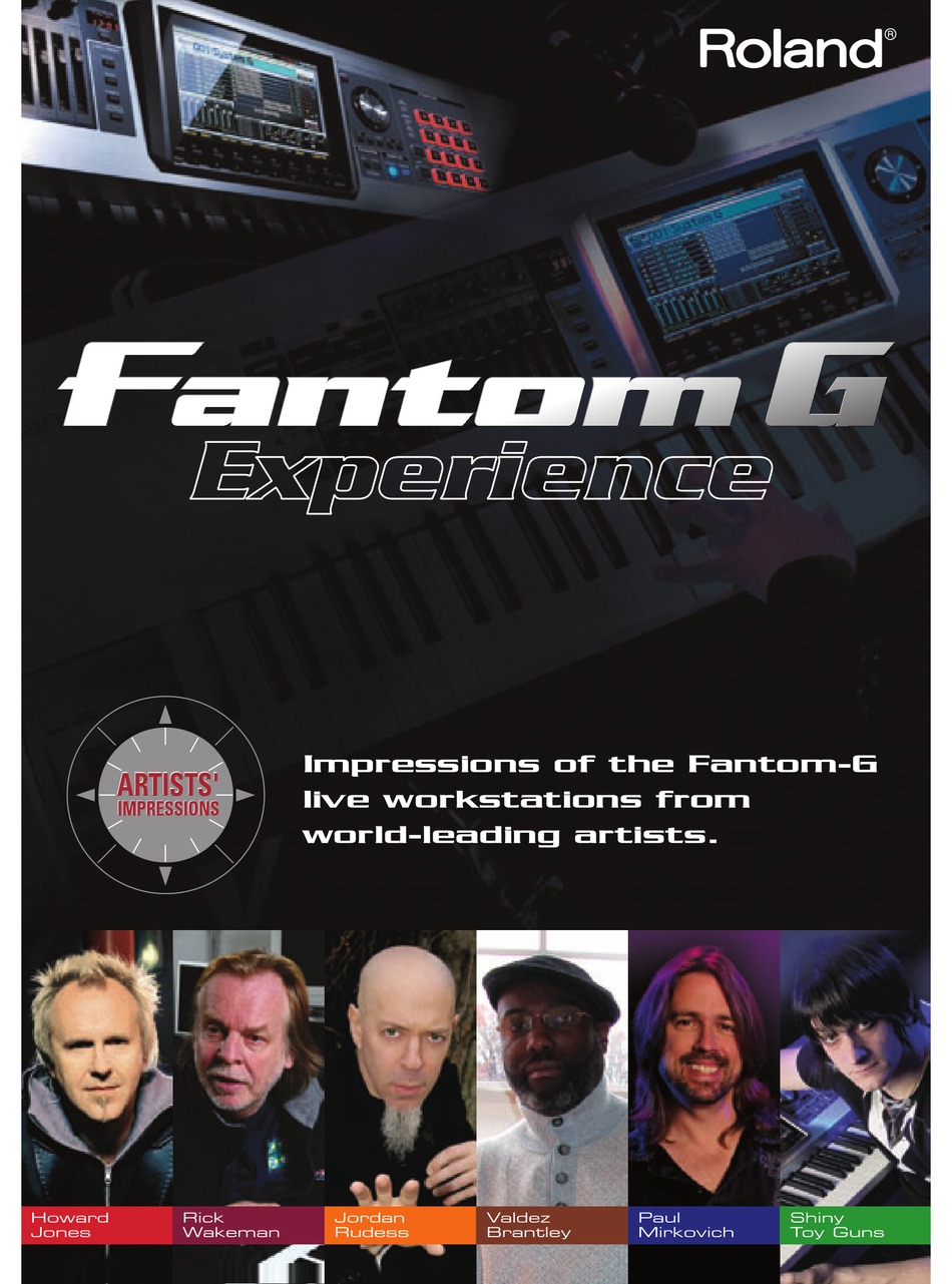 Roland Fantom G6 Brochure Specs Pdf Download Manualslib