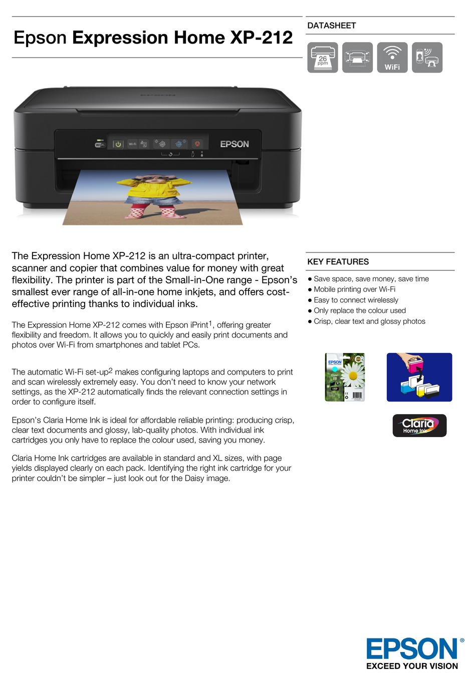 User manual Epson Expression Home XP-2200 (English - 172 pages)