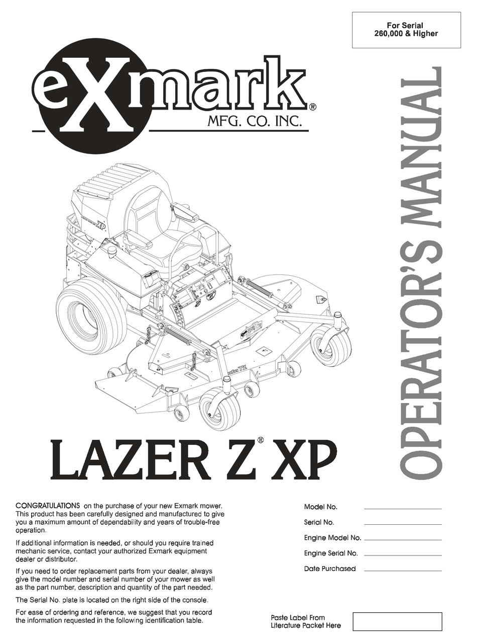 Exmark lazer z online xp diesel