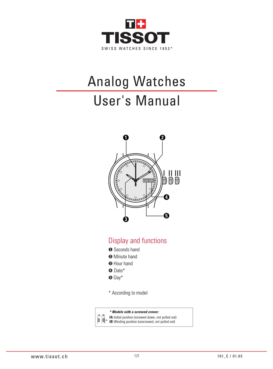 tact watch user manual