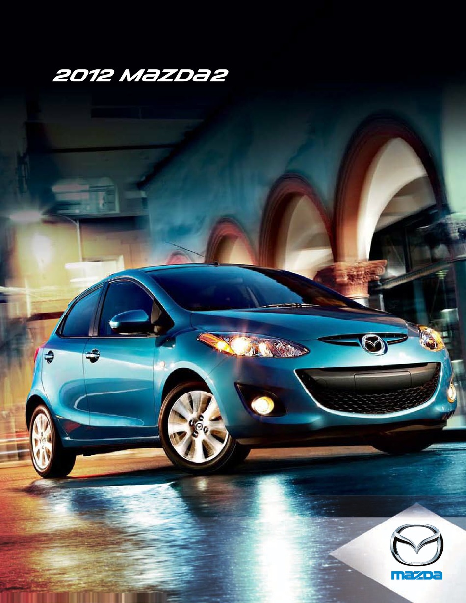 2012 Mazda 2 Mazda2 22-page Deluxe Original Sales Brochure Book 