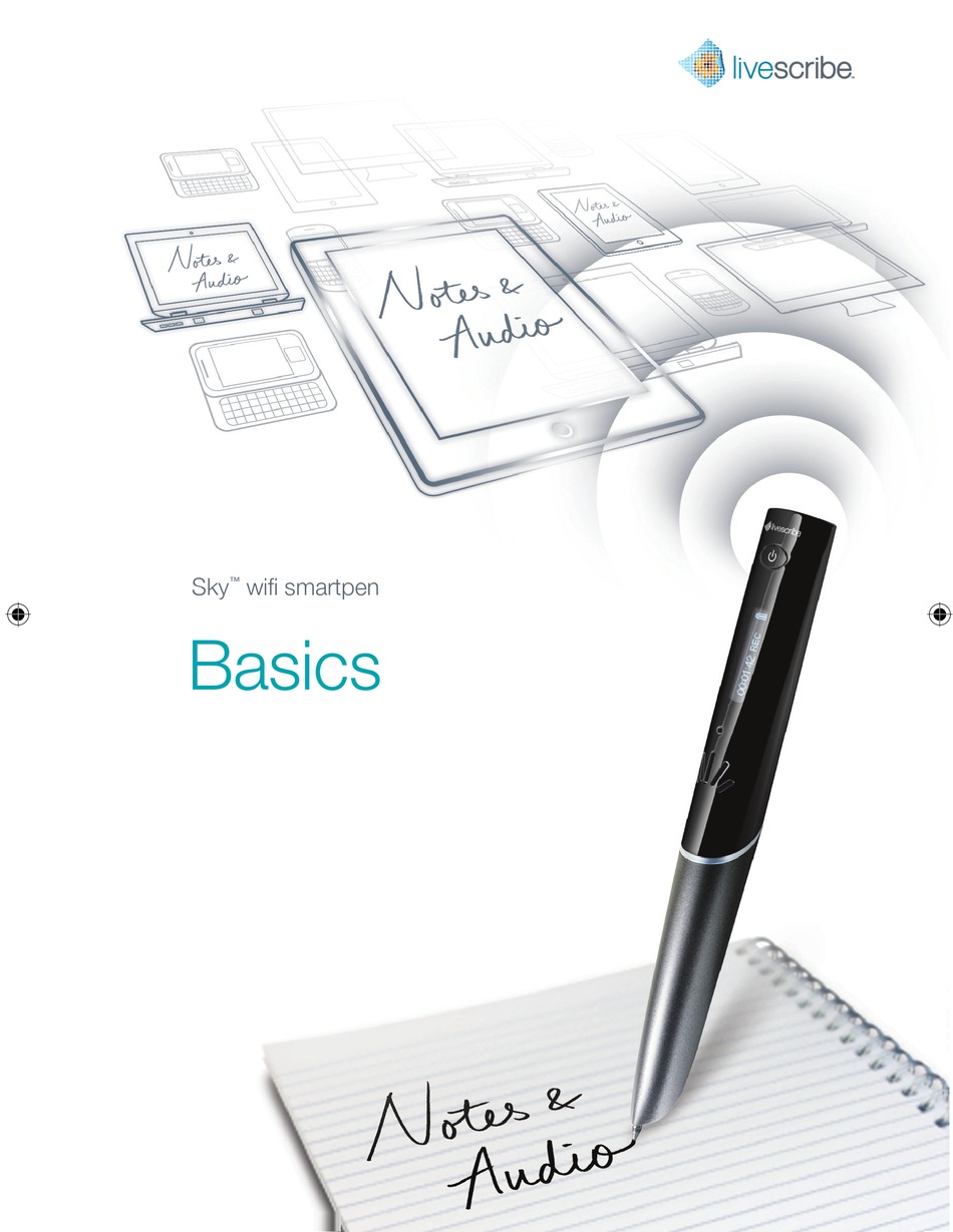 LIVESCRIBE SKY WIFI SMARTPEN BASIC MANUAL Pdf Download ManualsLib