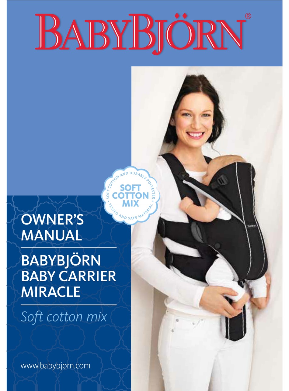 babybjorn miracle soft cotton mix