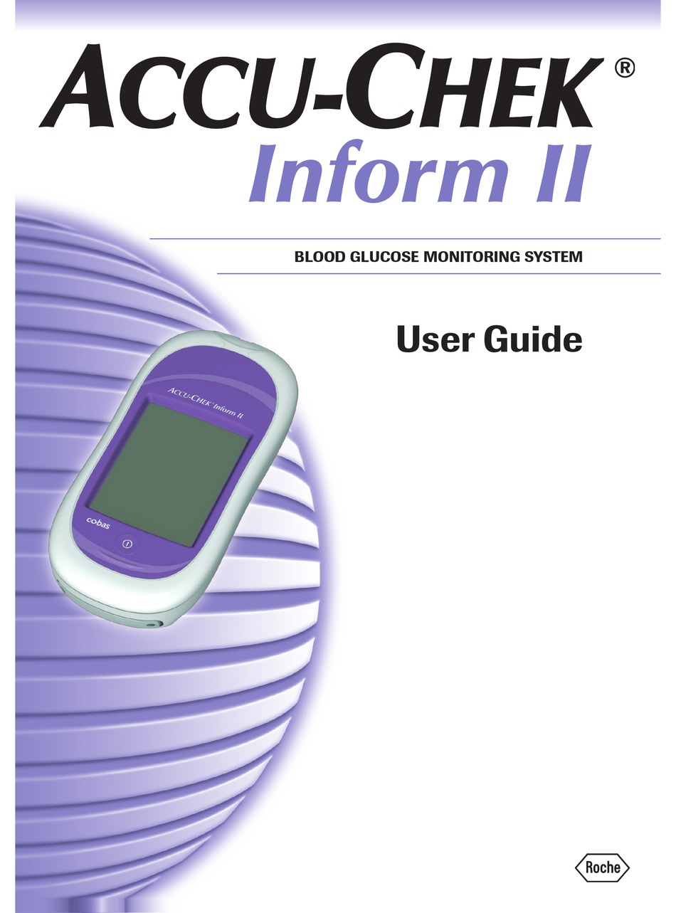ROCHE ACCU-CHEK INFORM II USER MANUAL Pdf Download | ManualsLib
