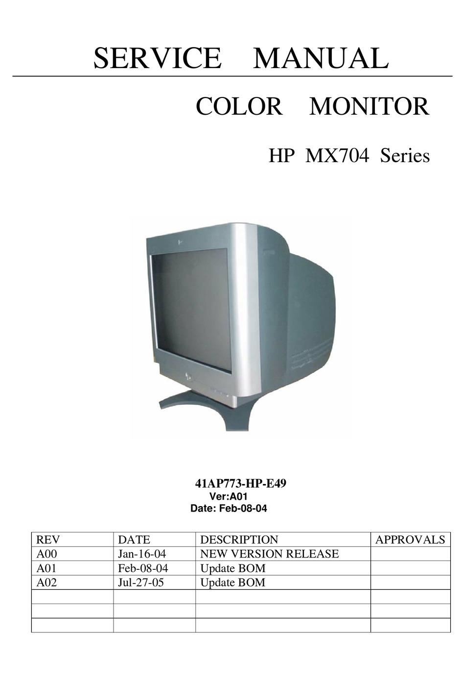 HP MX704 SERIES SERVICE MANUAL Pdf Download | ManualsLib