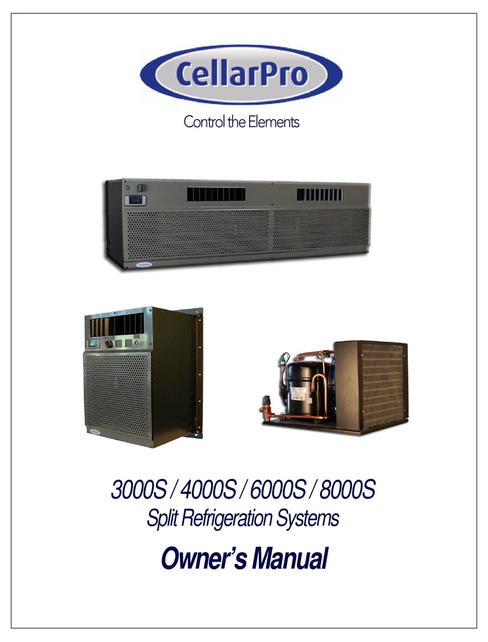 CELLARPRO 3000S OWNER'S MANUAL Pdf Download ManualsLib