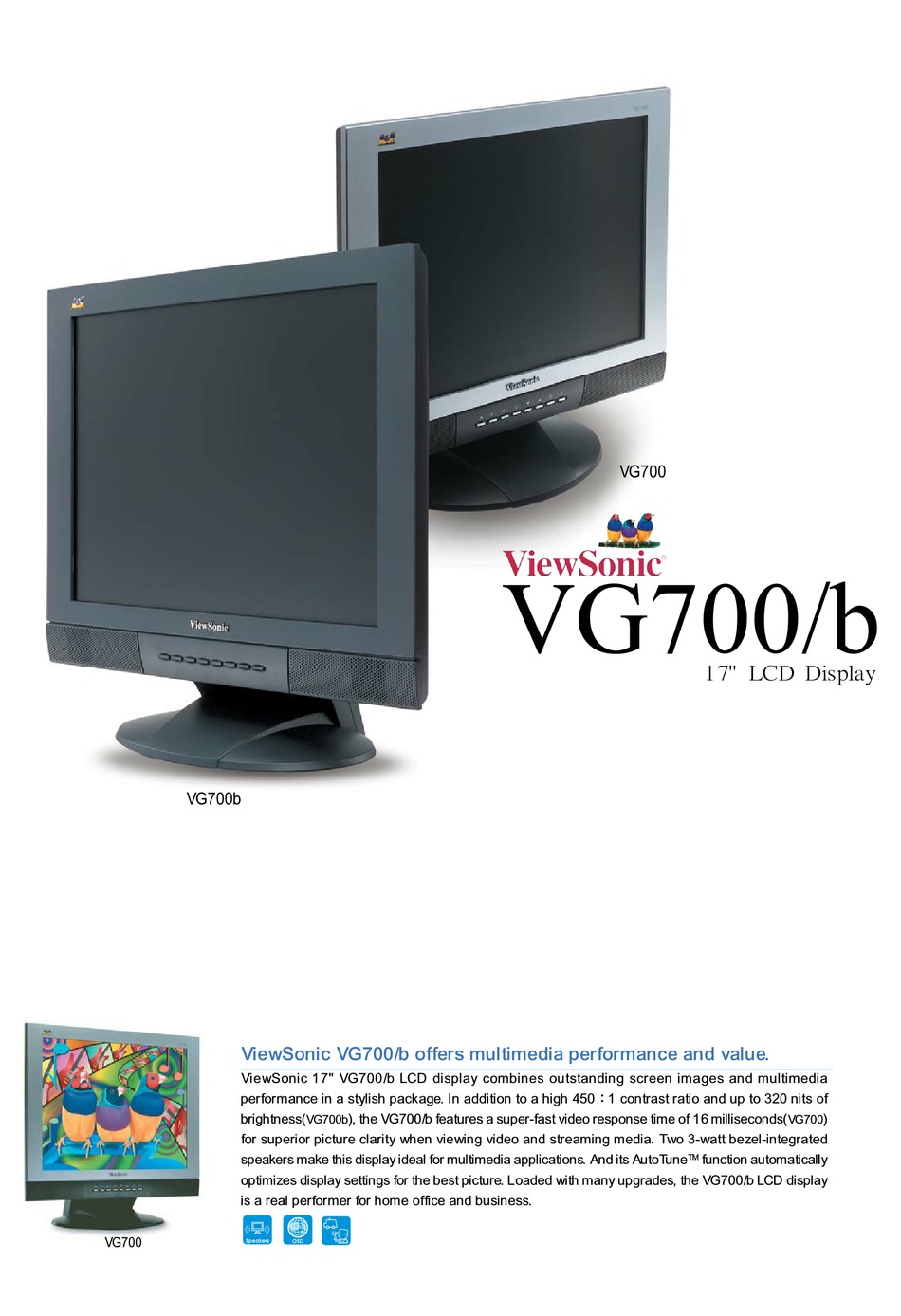 viewsonic vg700