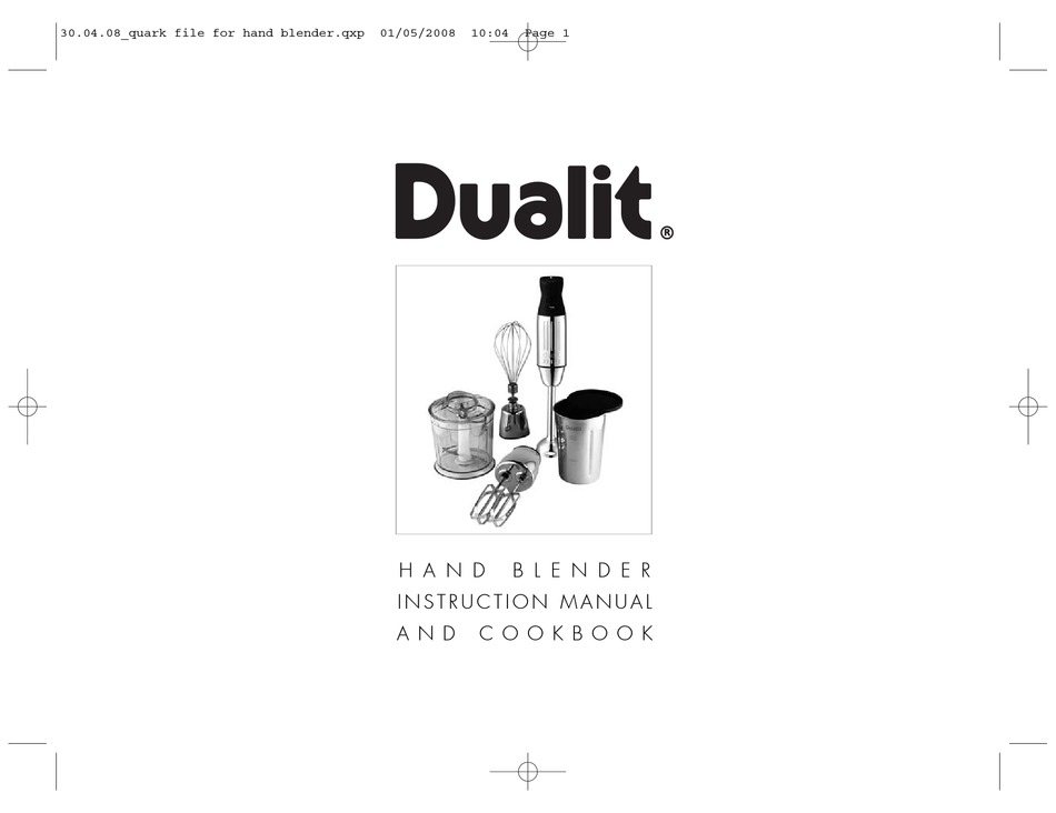 DUALIT CC807 INSTRUCTION MANUAL Pdf Download ManualsLib