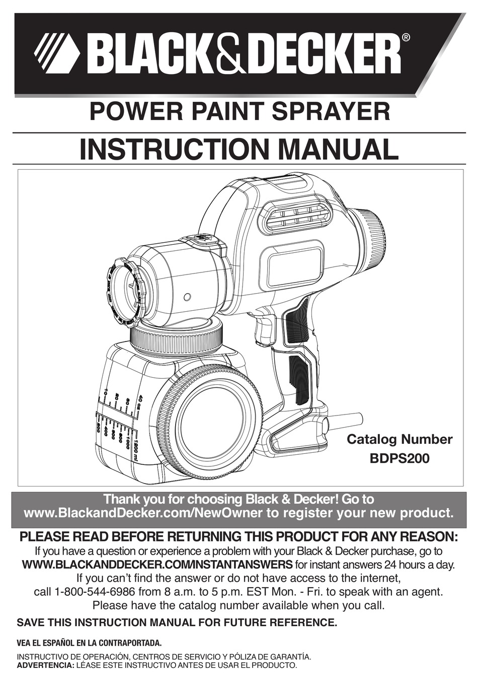 BLACK & DECKER BDPS200 INSTRUCTION MANUAL Pdf Download | ManualsLib