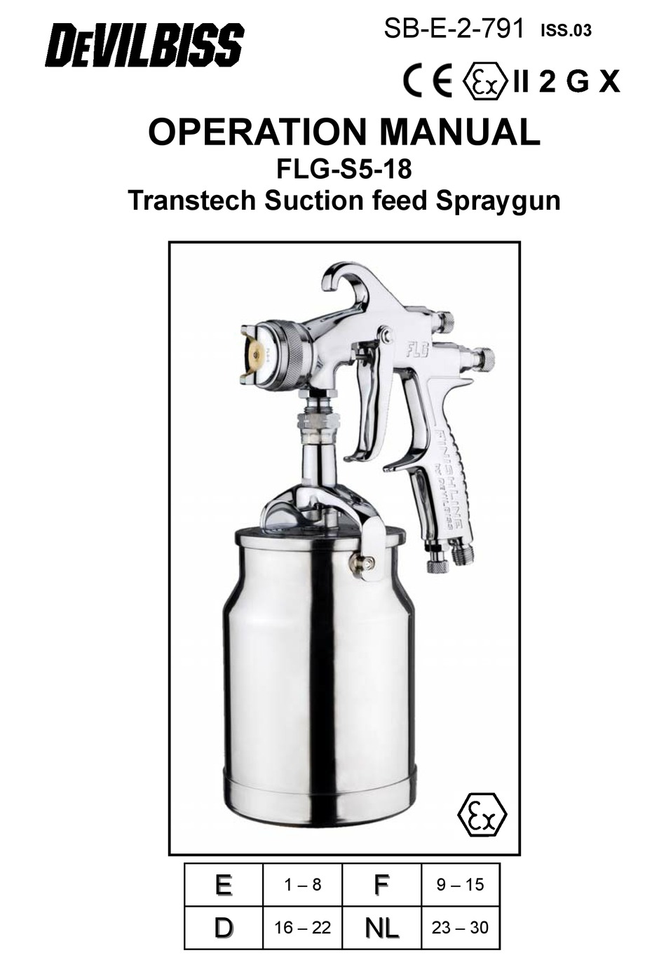 Devilbiss Flg S5 18 Operation Manual Pdf Download Manualslib