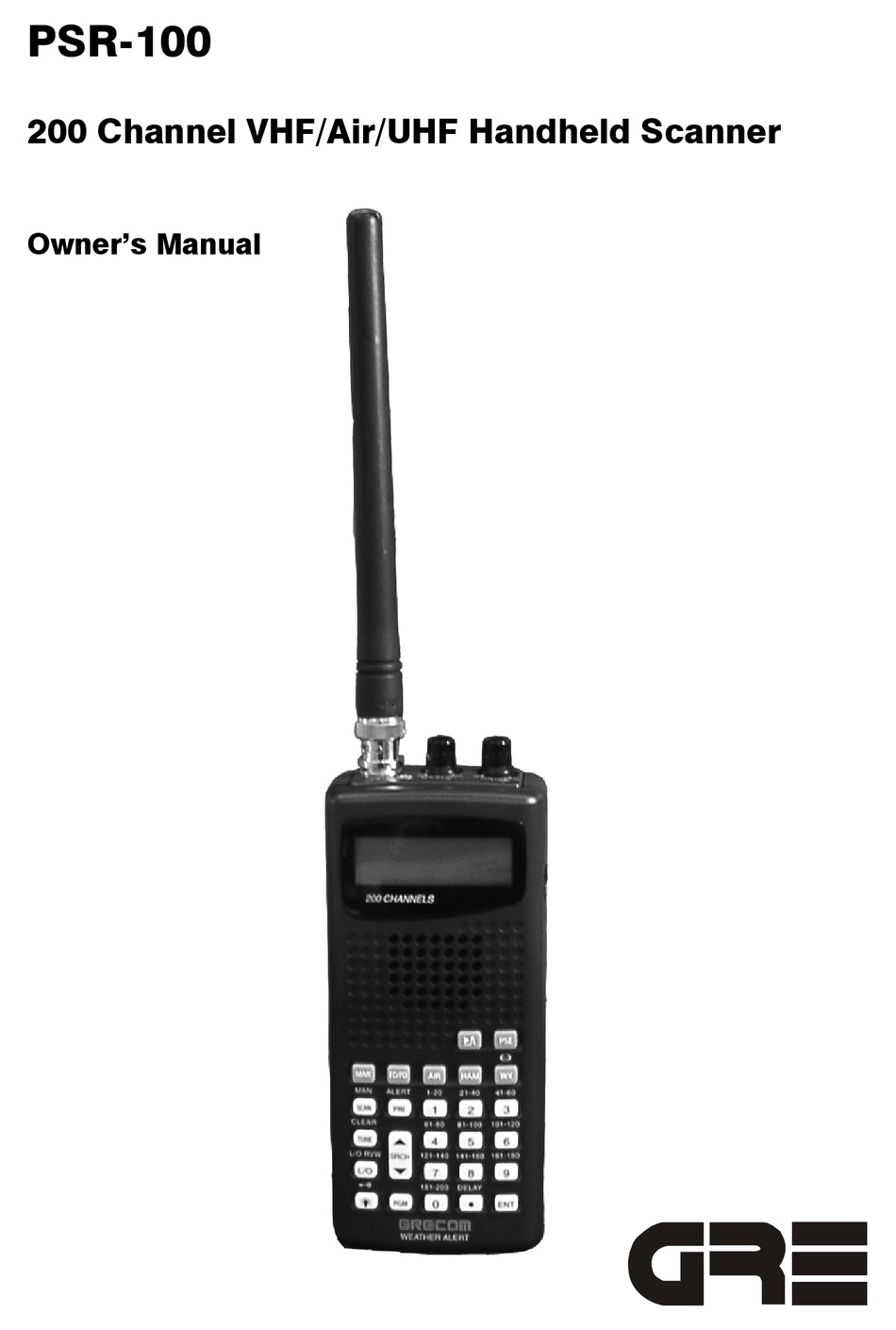 grecom psr 600 manual