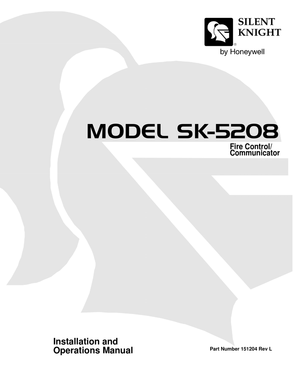 Silent Knight Sk 58 Installation And Operation Manual Pdf Download Manualslib