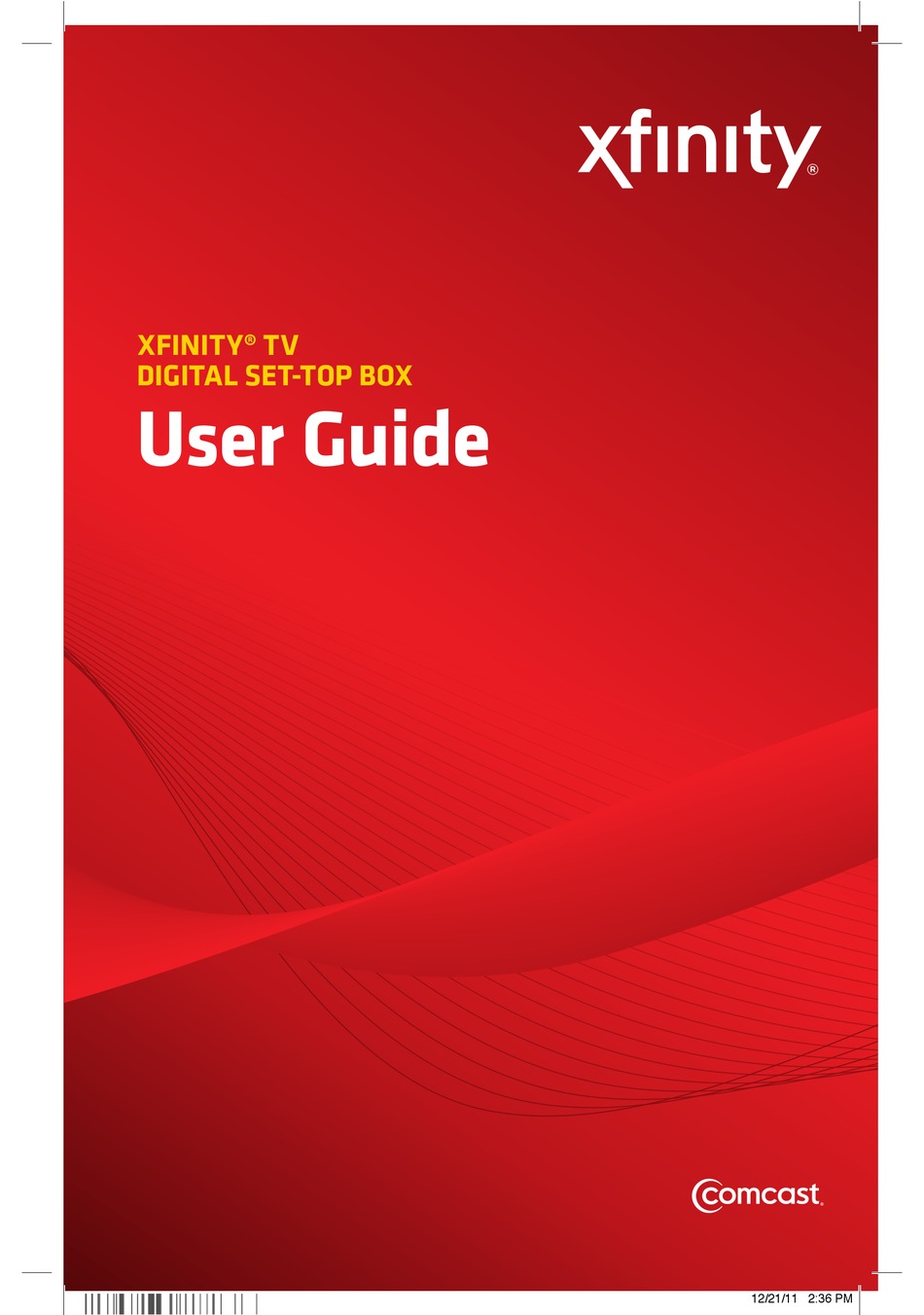 COMCAST XFINITY USER MANUAL Pdf Download ManualsLib