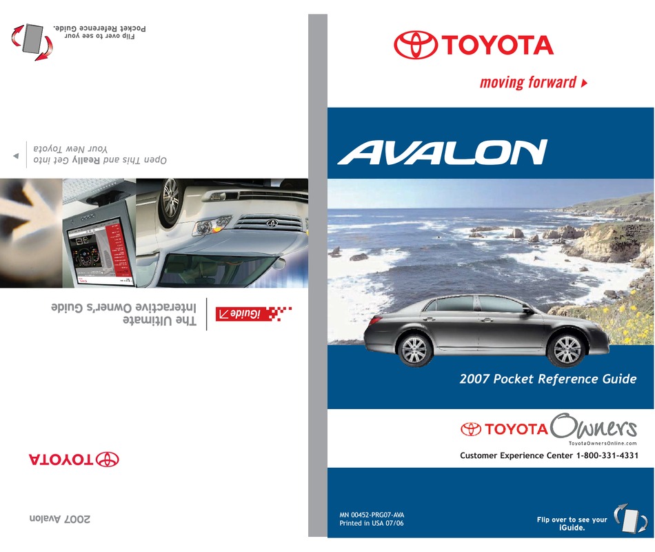 Toyota Avalon 2007 Reference Manual Pdf Download Manualslib