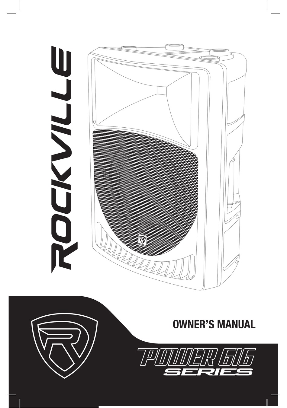 ROCKVILLE POWER GIG SERIES OWNER'S MANUAL Pdf Download | ManualsLib