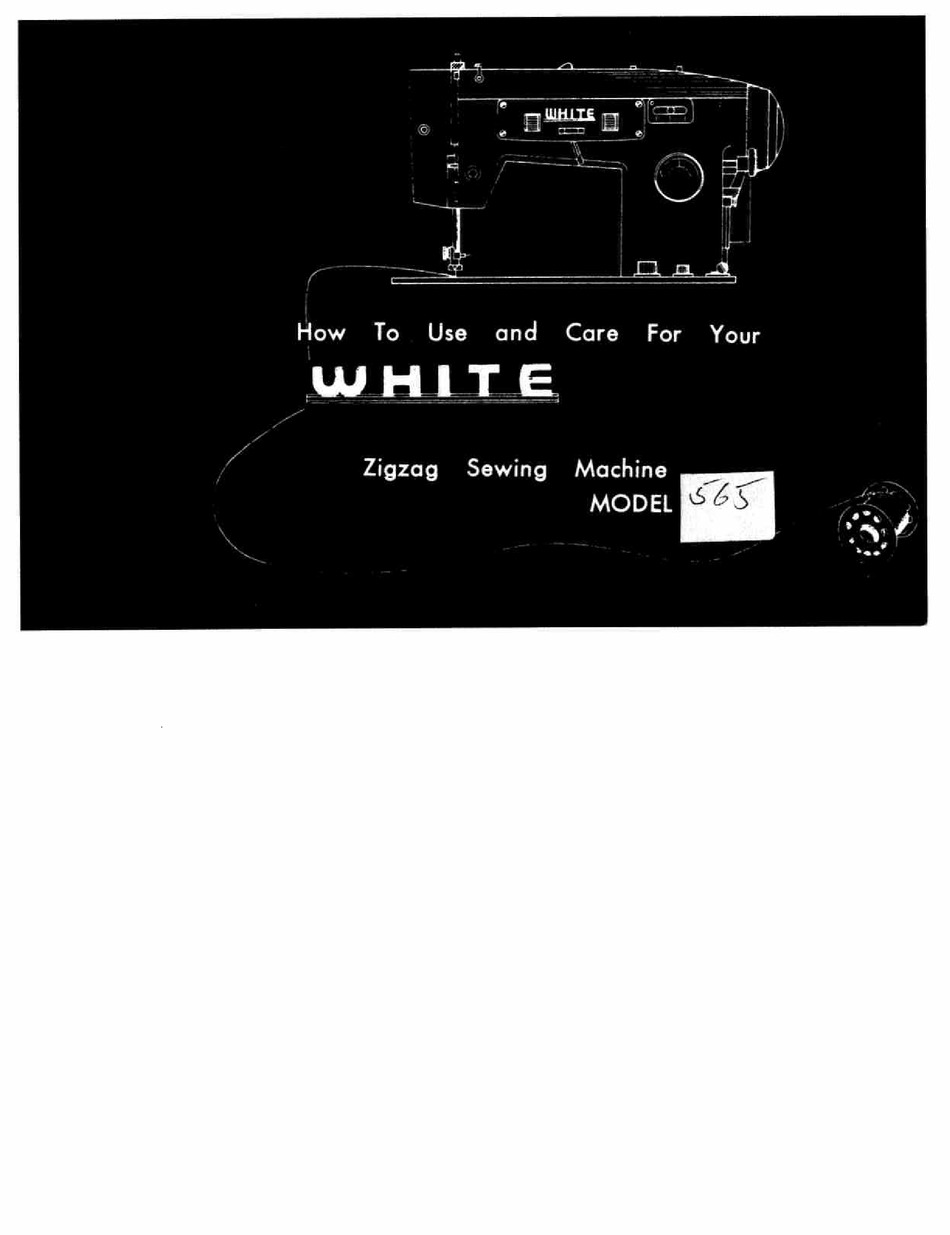 WHITE 656 USE AND CARE MANUAL Pdf Download