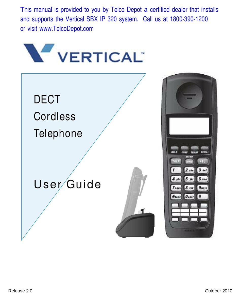 vertical sbx ip 320 user manual