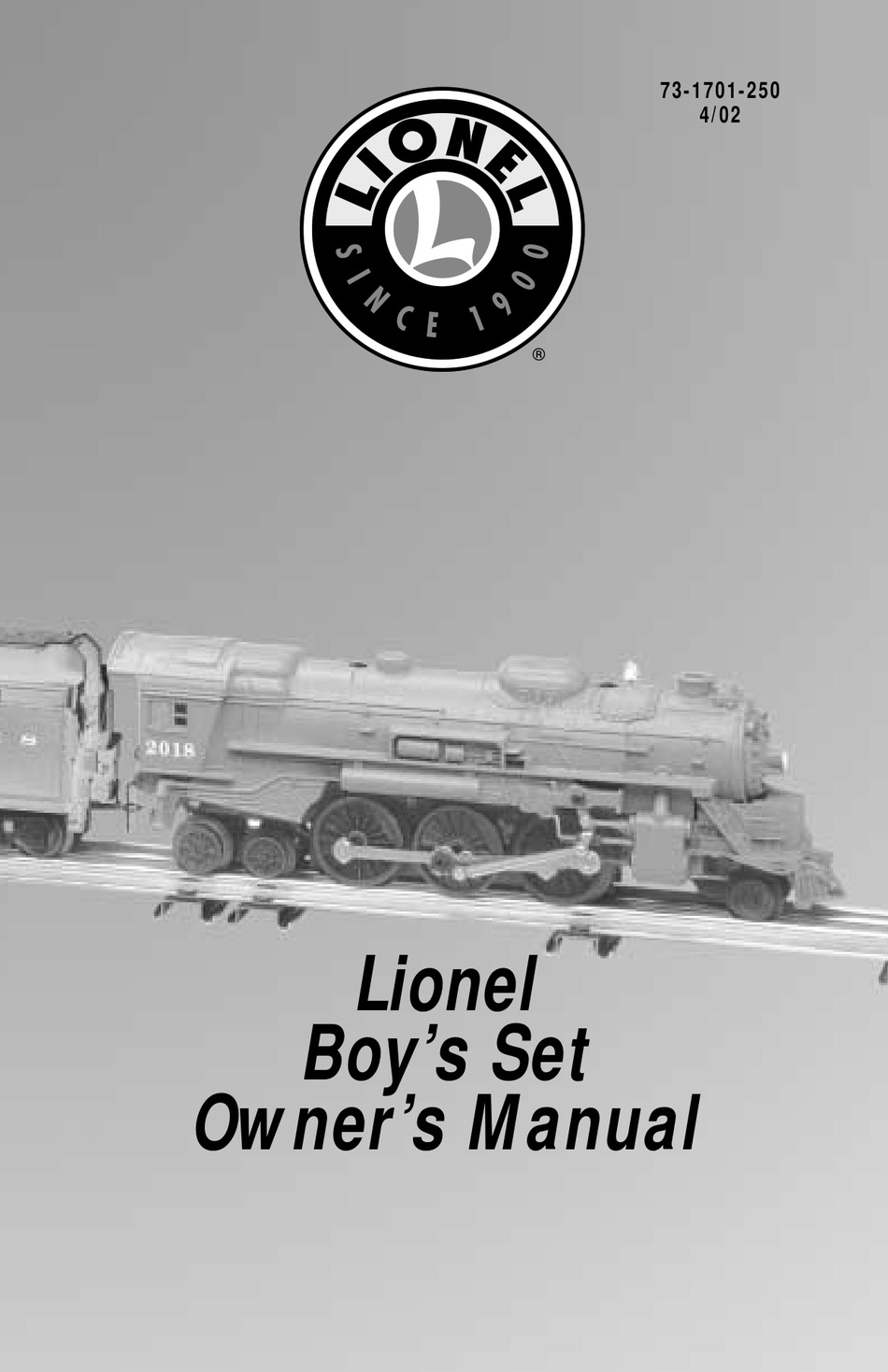 LIONEL BOY’S SET OWNER