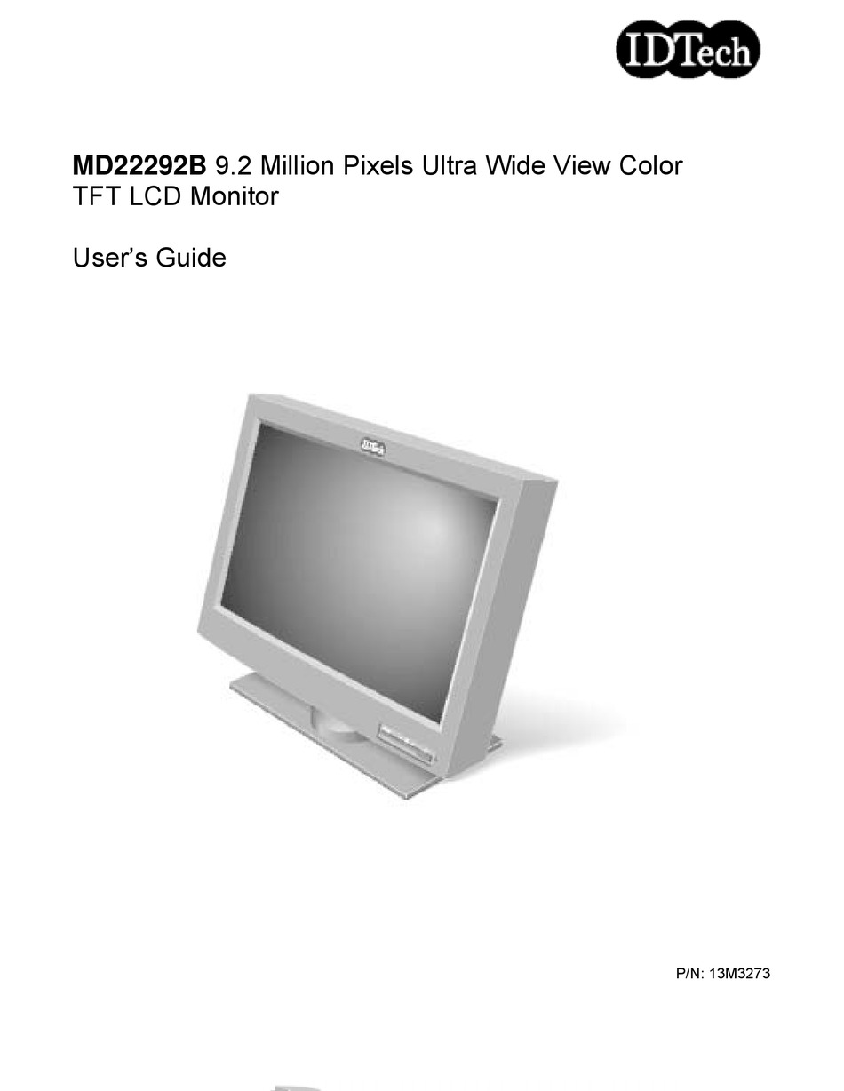 ID TECH MD22292B USER MANUAL Pdf Download ManualsLib