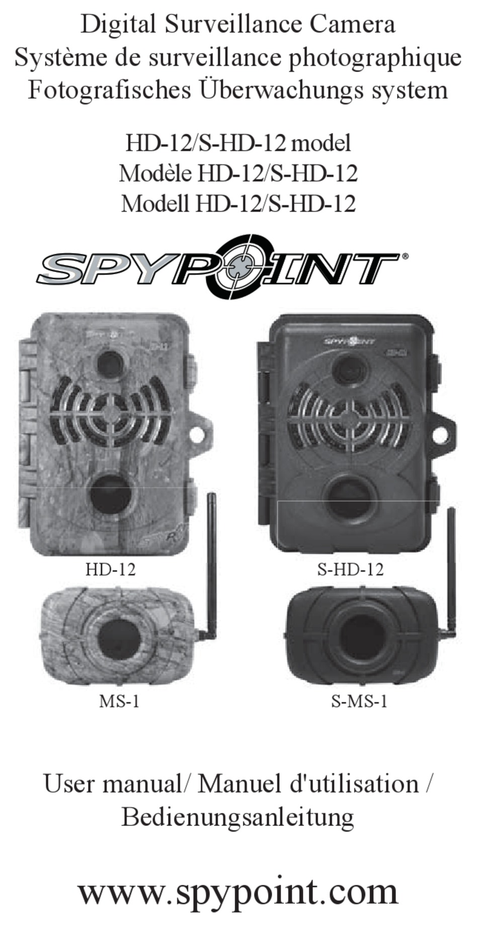 SPYPOINT HD12 USER MANUAL Pdf Download ManualsLib