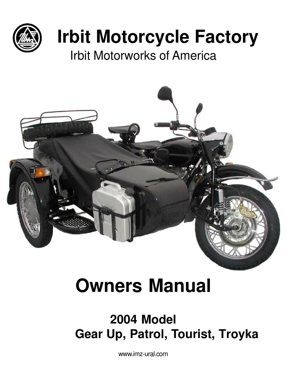 Ural Motorcycles Gear Up 2004 Owner S Manual Pdf Download Manualslib