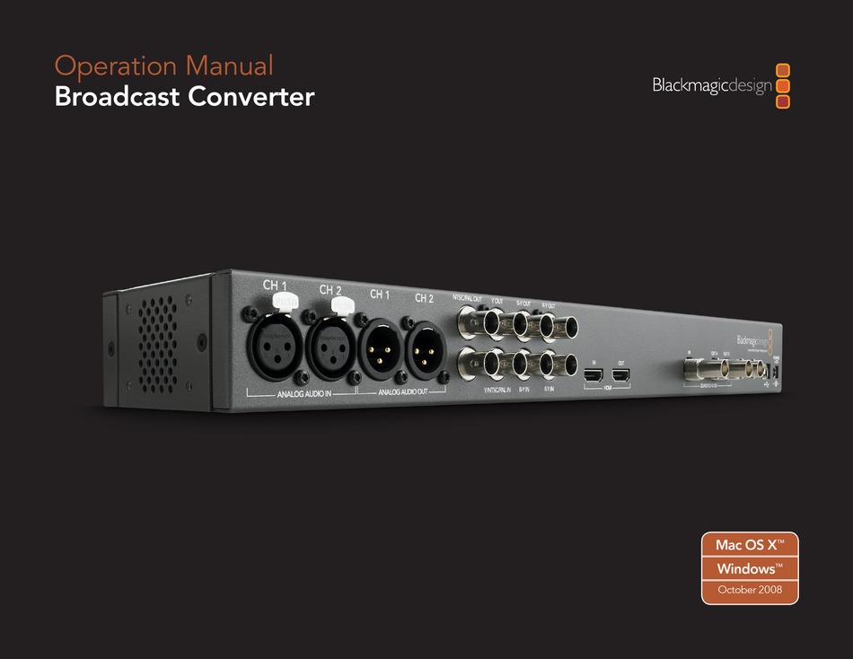 40 Sample Blackmagic design broadcast converter With Creative Desiign
