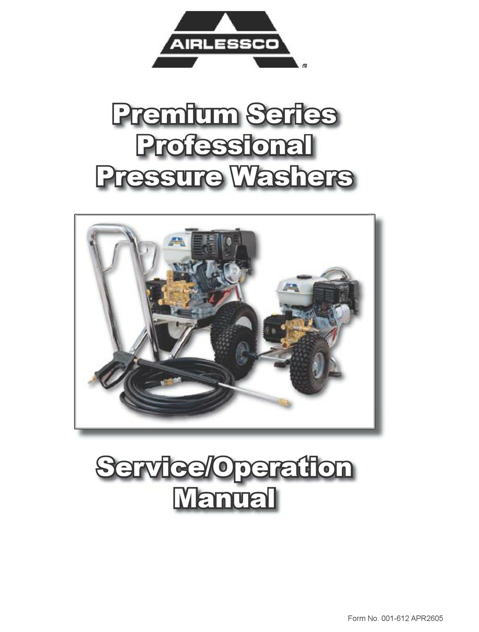 AIRLESSCO PREMIUM SERIES SERVICE & OPERATION MANUAL Pdf Download ...