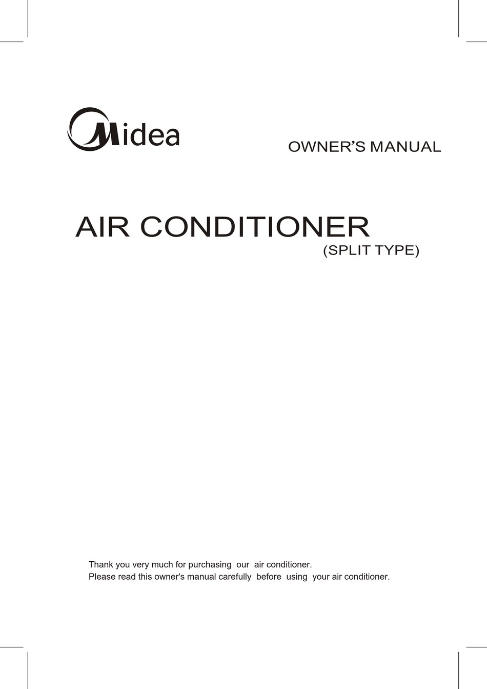 Hear from fight Fascinating MIDEA AIR CONDITIONER OWNER'S MANUAL Pdf Download | ManualsLib
