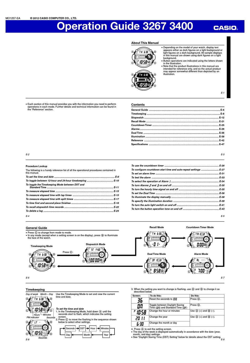 casio 3403 manual