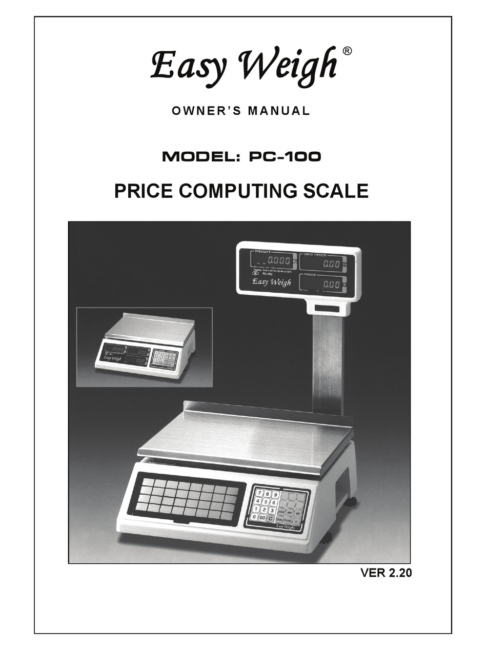 User manual American Weigh Scales AC-100 (English - 7 pages)