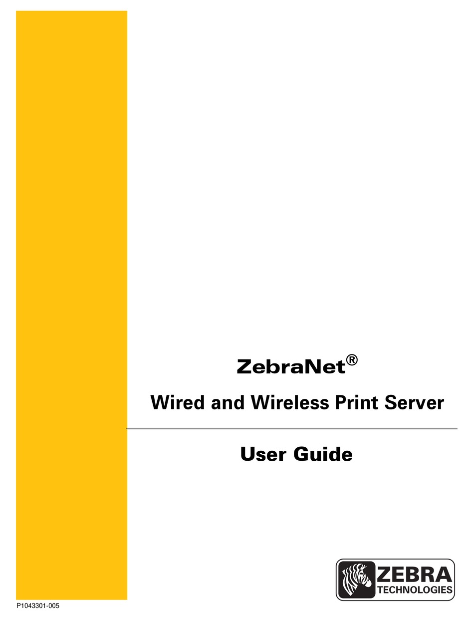 zebra wireless print server