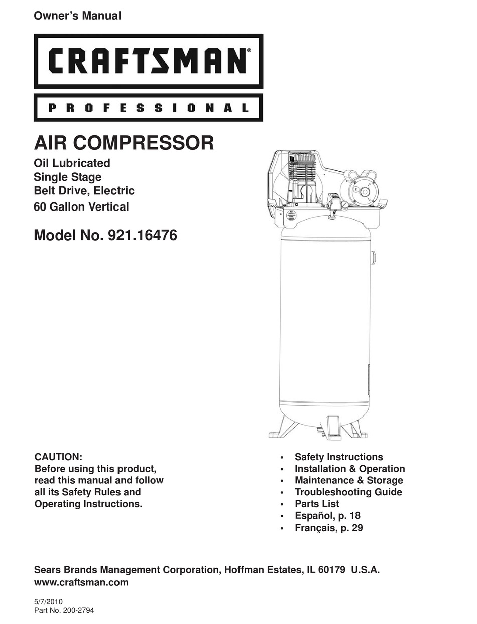 Air Compressor Kaeser Maintenance Manual