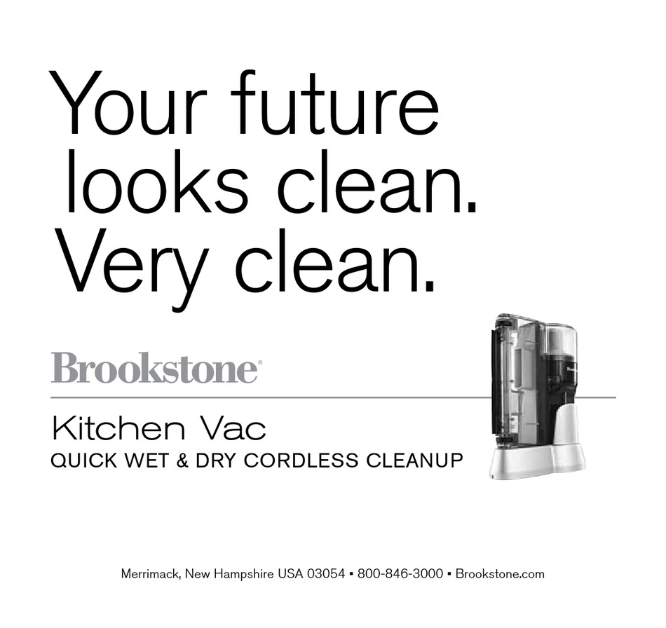 BROOKSTONE KITCHEN VAC OWNER S MANUAL Pdf Download ManualsLib