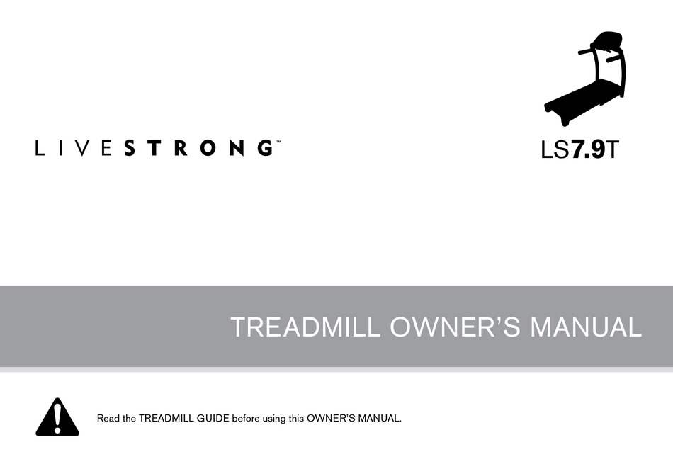 LIVESTRONG LS7.9T OWNER'S MANUAL Pdf Download | ManualsLib